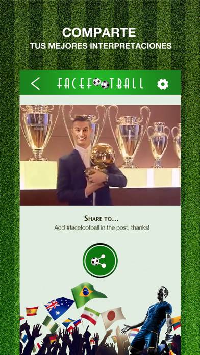 FaceFootball App Captura de pantalla de la aplicación #4