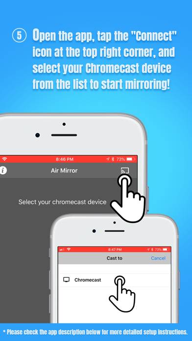 Air Mirror for Chromecast TV Captura de pantalla de la aplicación #6