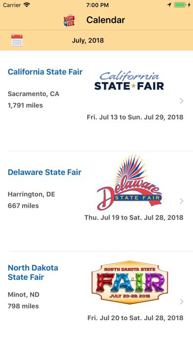 State Fairs App screenshot #1