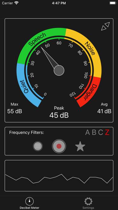 Decibel Meter(Sound Meter) Pro Captura de pantalla de la aplicación #1