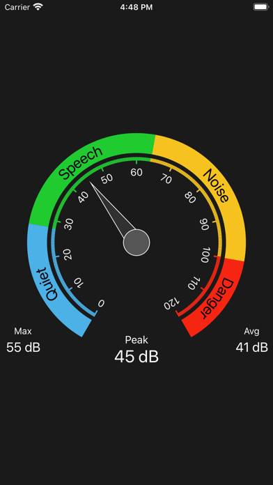Decibel Meter(Sound Meter) Pro Capture d'écran de l'application #2