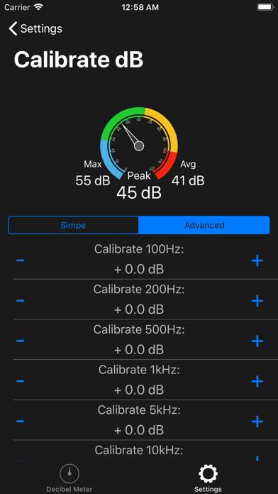 Decibel Meter(Sound Meter) Pro Captura de pantalla de la aplicación #4