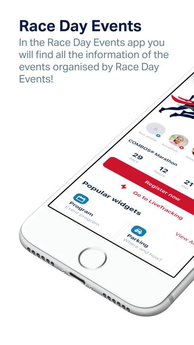 Race Day Events App screenshot #1