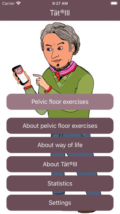 TätIII Pelvic floor exercises App screenshot #1