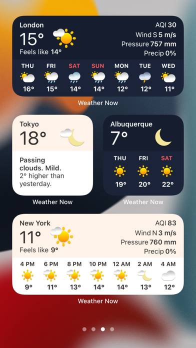 WeatherNow – Weather Forecast Schermata dell'app #5