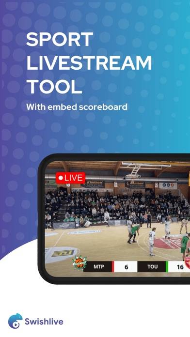 Swish Live : Camera Scoreboard App screenshot #1