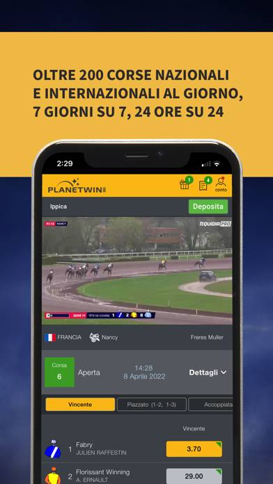 Planetwin365 Scommesse Online Schermata dell'app #6