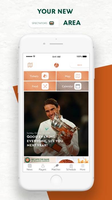 Roland-Garros Official App skärmdump #6
