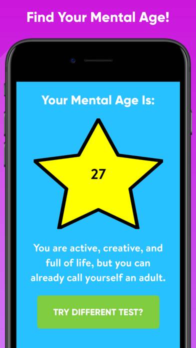 Mental Age Test - Calculator screenshot