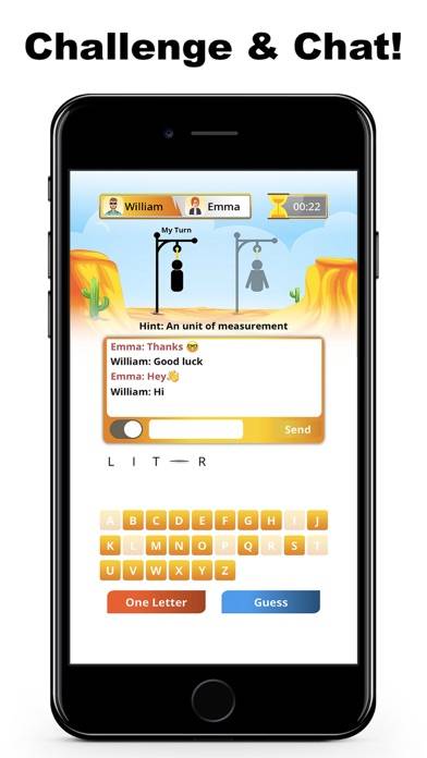 Online Hangman Word Game Uygulama ekran görüntüsü #1