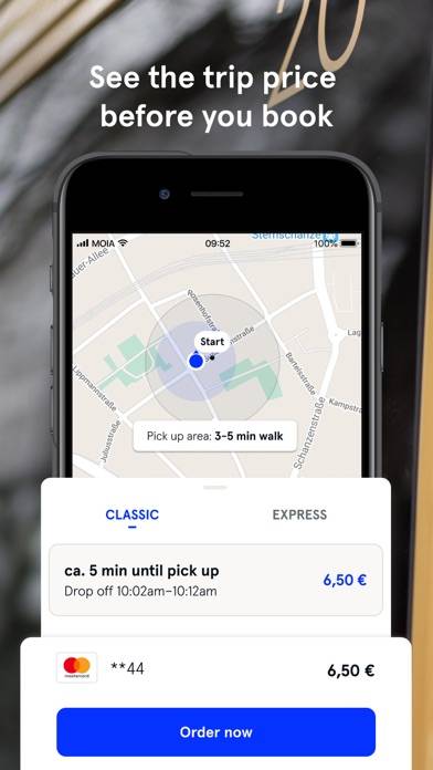 MOIA in Hamburg & Hanover App-Screenshot #5