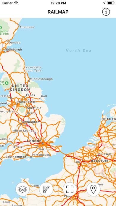 Railmap for Open Railway Map App skärmdump #2