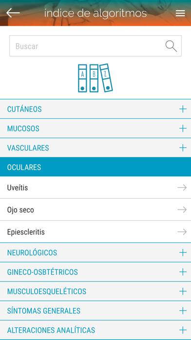 SER-SEMFYC. Autoinmunes Sistem Captura de pantalla de la aplicación