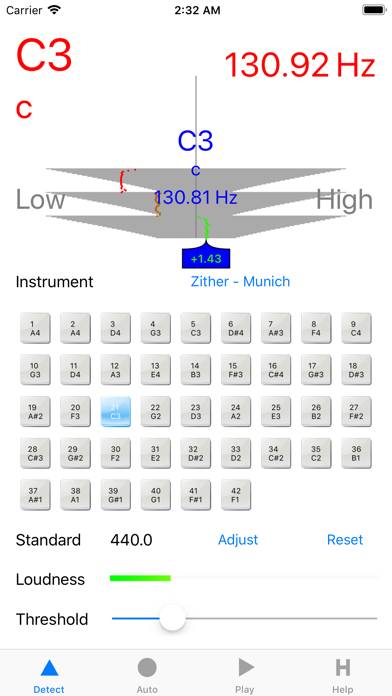 Zither Tuner screenshot