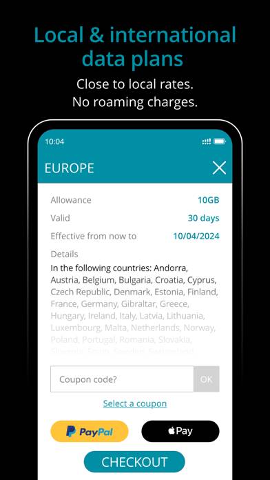Ubigi: eSIM & Mobile Internet Скриншот приложения #5