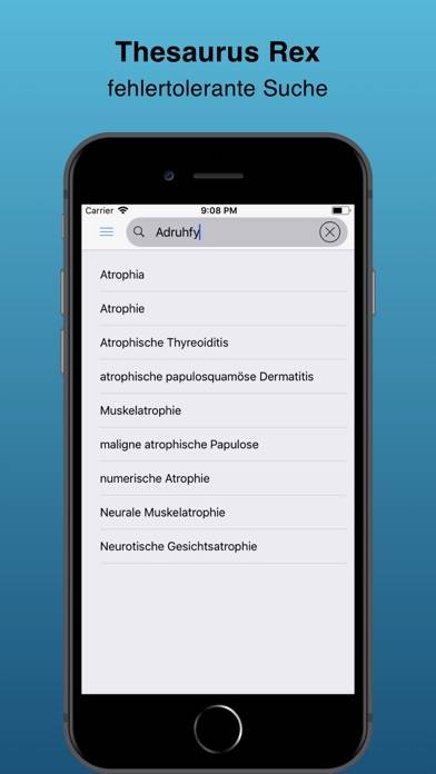 Thesaurus Rex German App-Screenshot #2