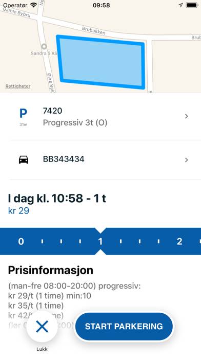 SmartPark Parkering App skärmdump #1