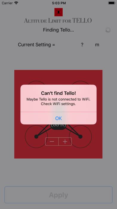 Altitude Limit for TELLO Schermata dell'app #4