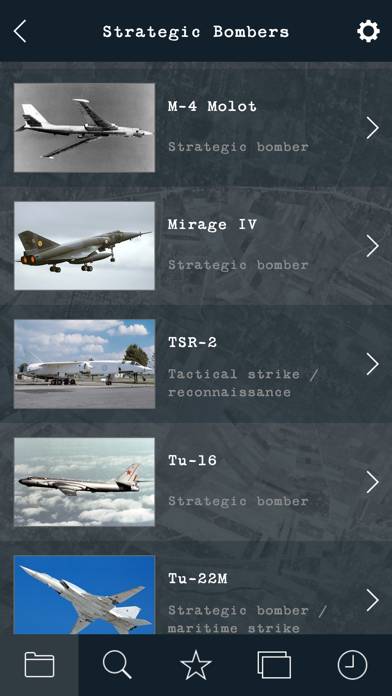 Cold War Military Aircraft App screenshot #2