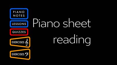 Piano Sheet Reading PRO Captura de pantalla de la aplicación #1
