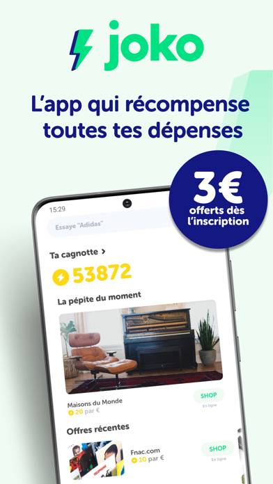 Joko | Cashback & code promo capture d'écran