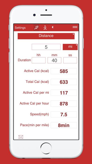 Running and Walking Calories Schermata dell'app #3