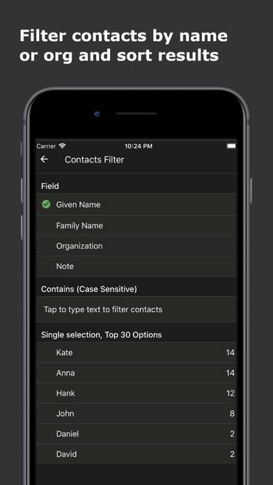 Export Contacts App screenshot