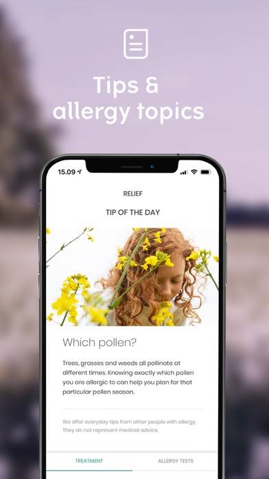 Klarify: Pollen app, Hay fever App-Screenshot #4