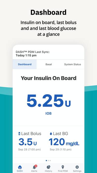 Omnipod DISPLAY App screenshot