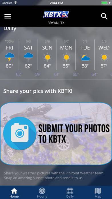 KBTX PinPoint Weather screenshot