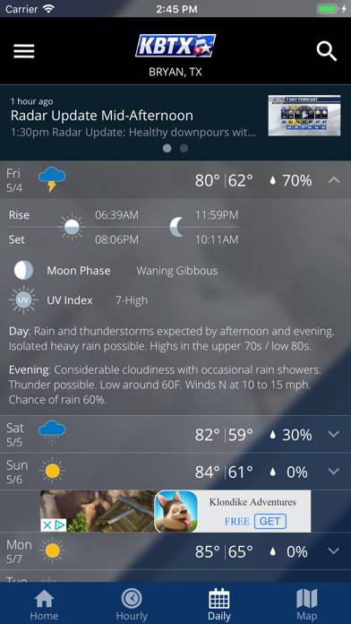 KBTX PinPoint Weather App screenshot #4