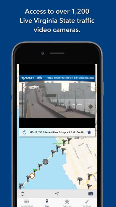 Virginia State Roads App screenshot