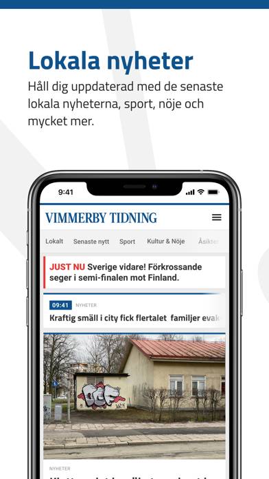 Vimmerby Tidning App screenshot #1
