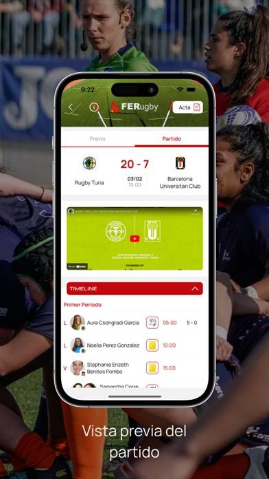 FERugby App screenshot #3