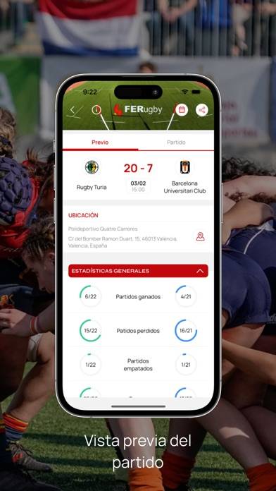 FERugby App screenshot #4