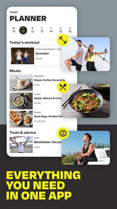 Centr: Workouts and Meal Plans Captura de pantalla de la aplicación #2