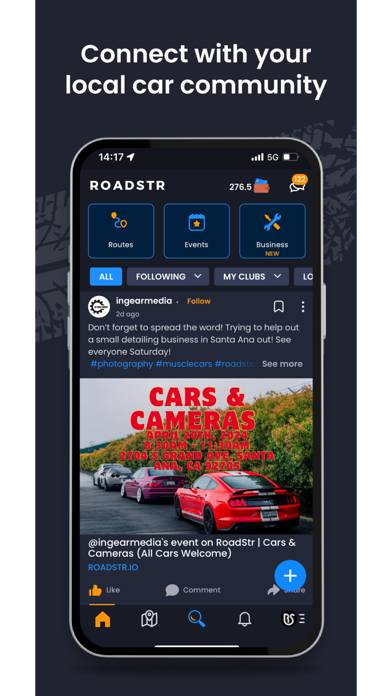 RoadStr Captura de pantalla de la aplicación #2
