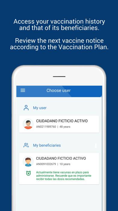 Vacunas ClicSalud plus Captura de pantalla de la aplicación #4