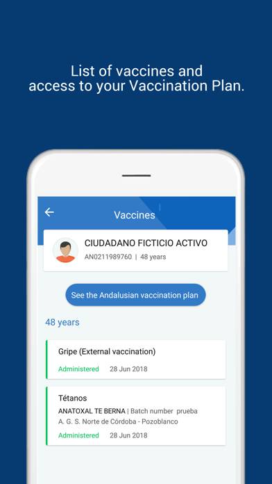 Vacunas ClicSalud plus Captura de pantalla de la aplicación #5