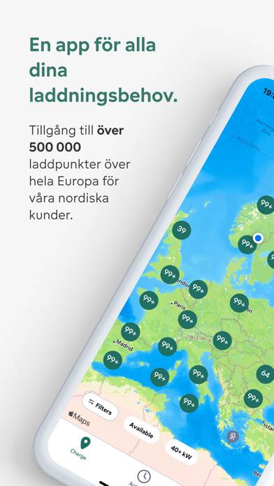Fortum Charge & Drive Sverige App skärmdump #1