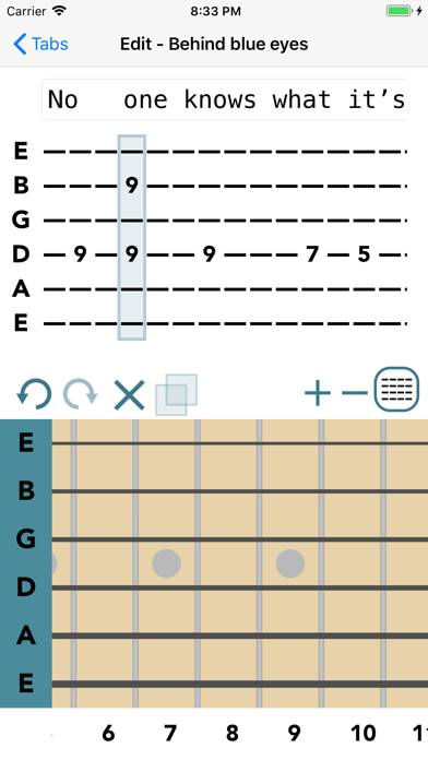 Guitar Tab Maker Schermata dell'app #1