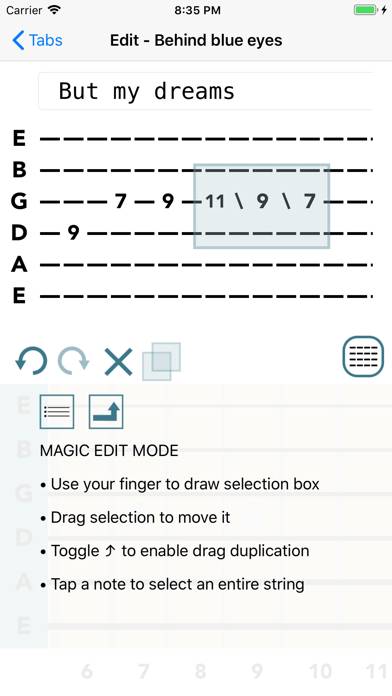 Guitar Tab Maker Capture d'écran de l'application #3