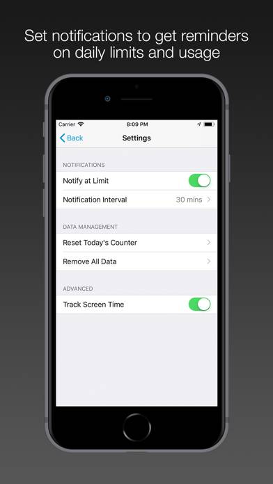 BreakFree App skärmdump
