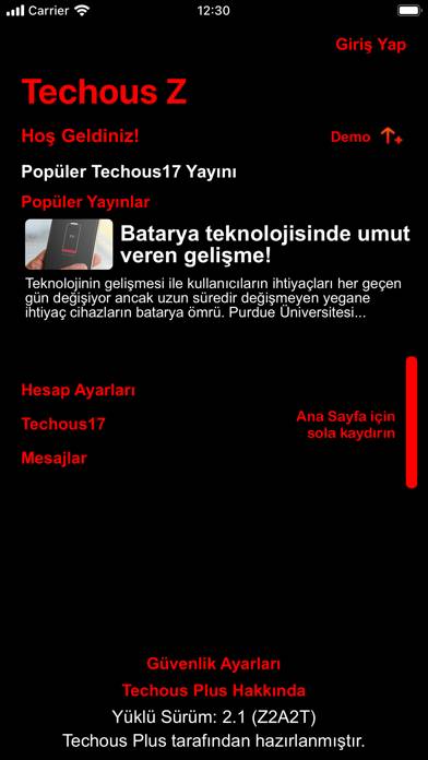 Techous Z Uygulama ekran görüntüsü #1