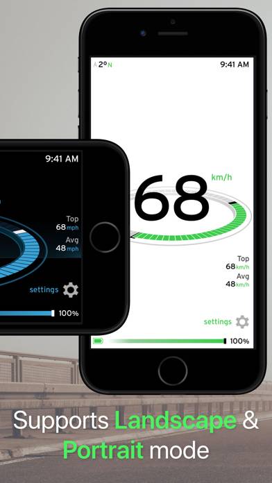Speedometer One Speed Tracker plus Schermata dell'app #2