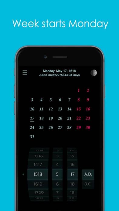 Calendar : 4500 BC to 4500 AD App screenshot #4