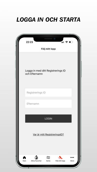Adidas Stockholm Marathon App skärmdump