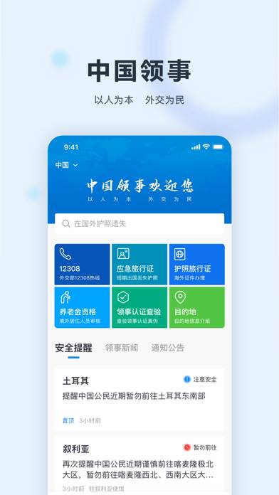 中国领事 App screenshot #1