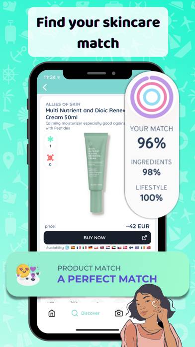Skin Bliss: Skincare Routines Schermata dell'app #1