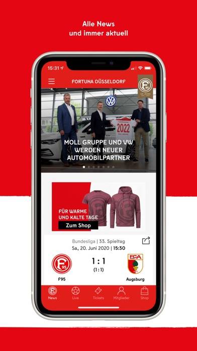 Fortuna Düsseldorf App App screenshot #1